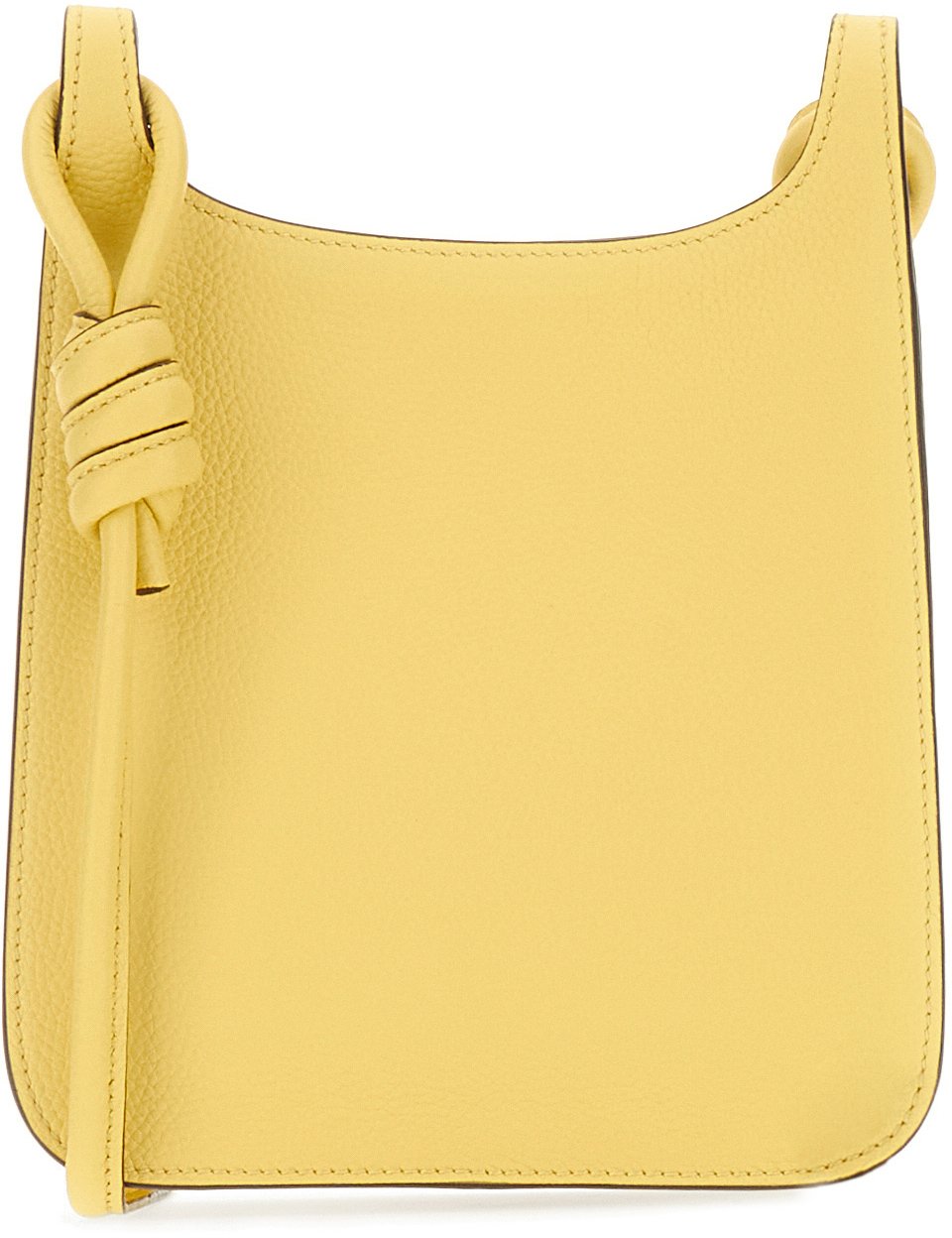 MCM MCM Yellow leather mini Hummel crossbody bag Geel