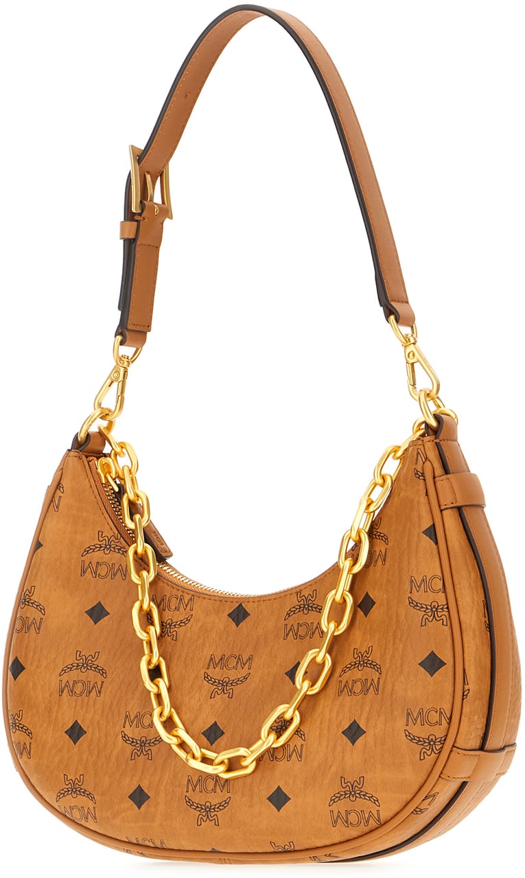 Mcm Printed synthetic leather hand bag Divers
