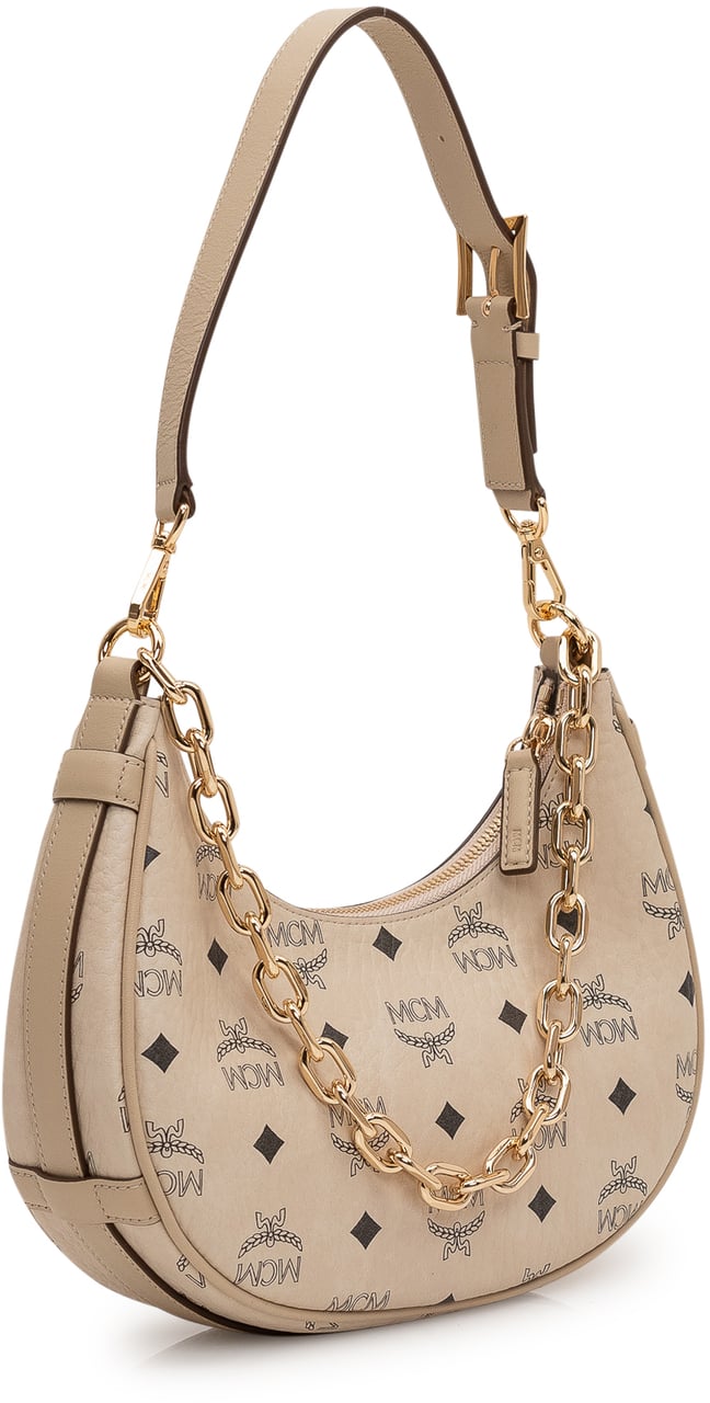 MCM Aren VI Hobo Sml Beige