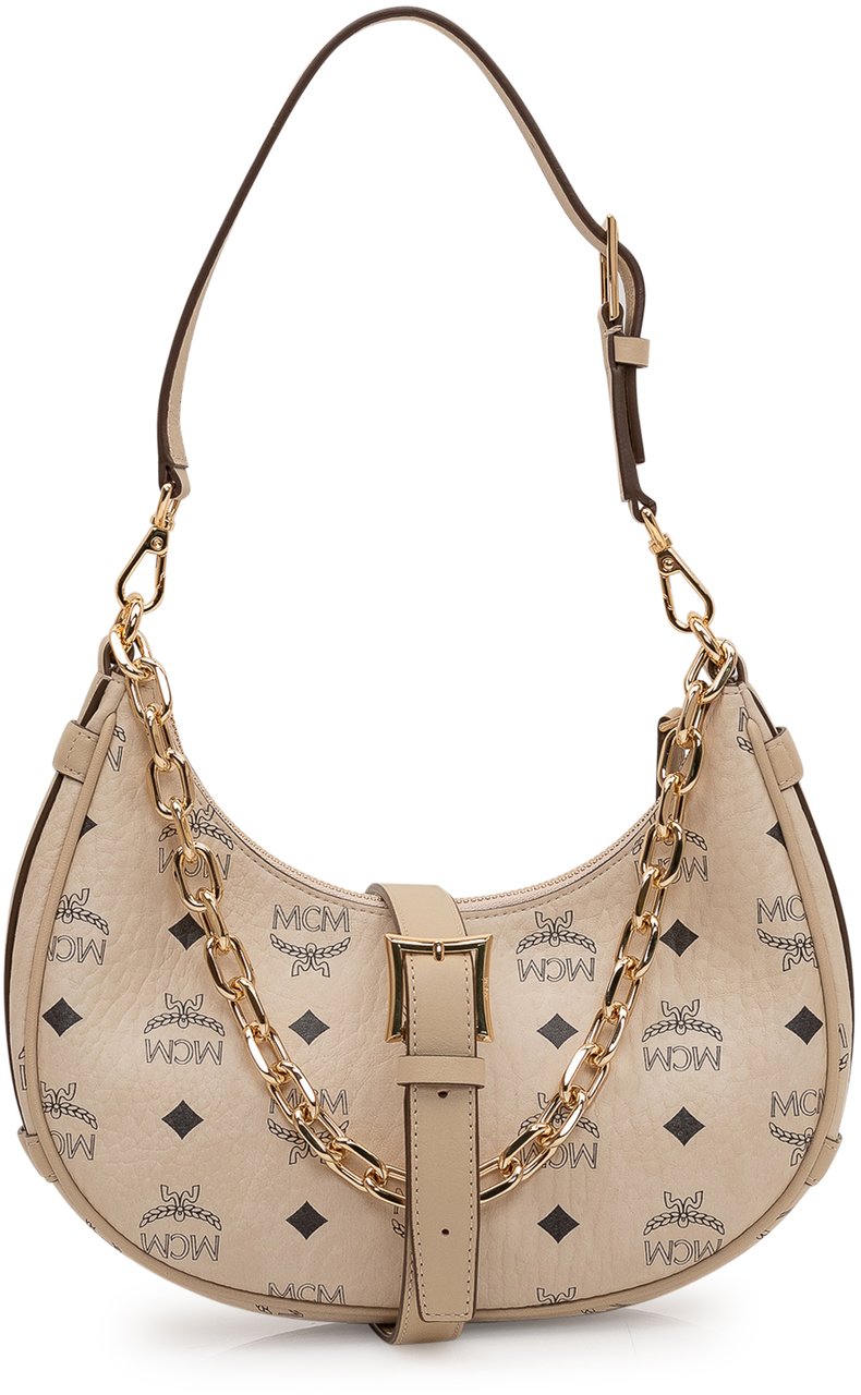 MCM Aren VI Hobo Sml Beige