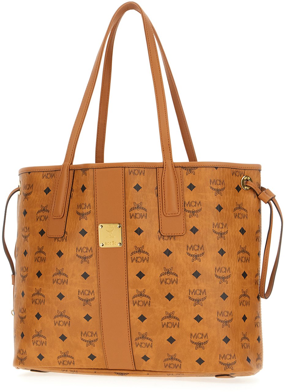 MCM MCM Printed canvas medium Liz reversible shopping bag Divers