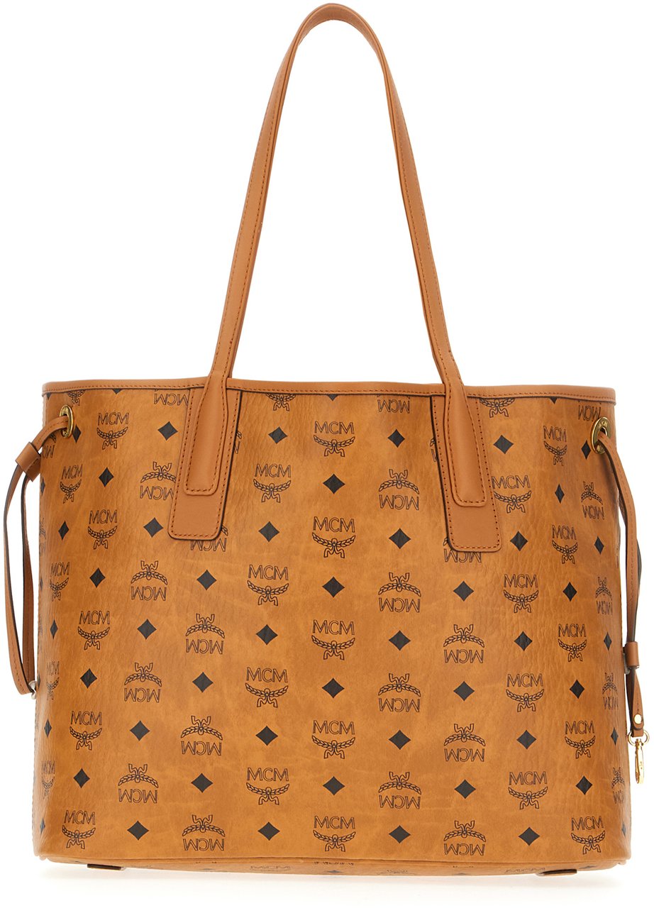 MCM MCM Printed canvas medium Liz reversible shopping bag Divers
