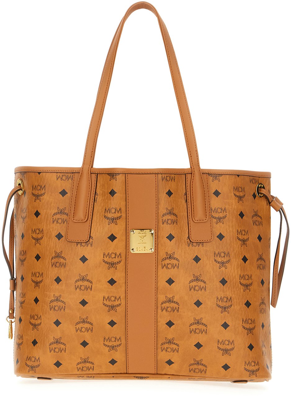 MCM MCM Printed canvas medium Liz reversible shopping bag Divers