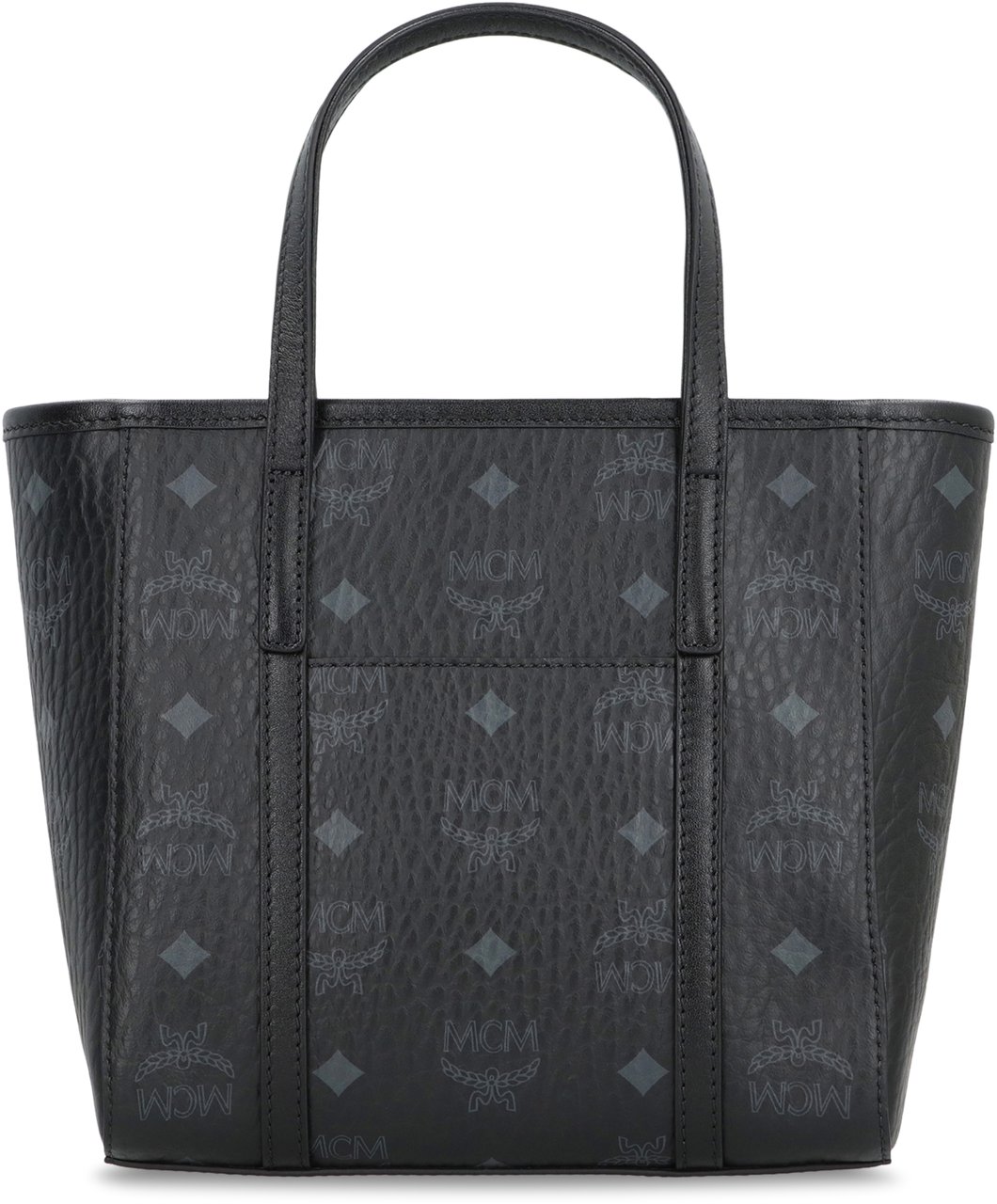 MCM Mini tote bag Toni in Visetos Zwart