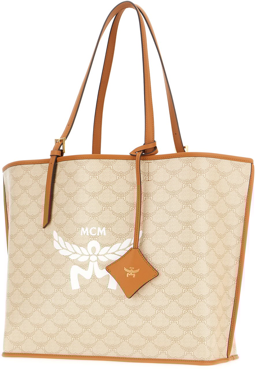MCM MCM Printed canvas Himmel shopping bag Divers