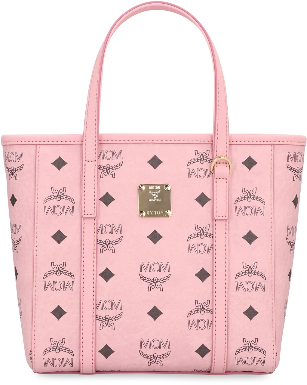 MCM Shopper Mini Toni Top-Zip Roze