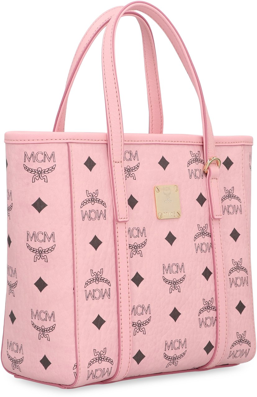 MCM Shopper Mini Toni Top-Zip Roze