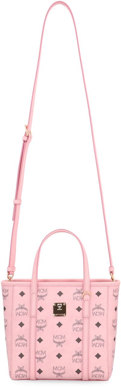 MCM Shopper Mini Toni Top-Zip Roze