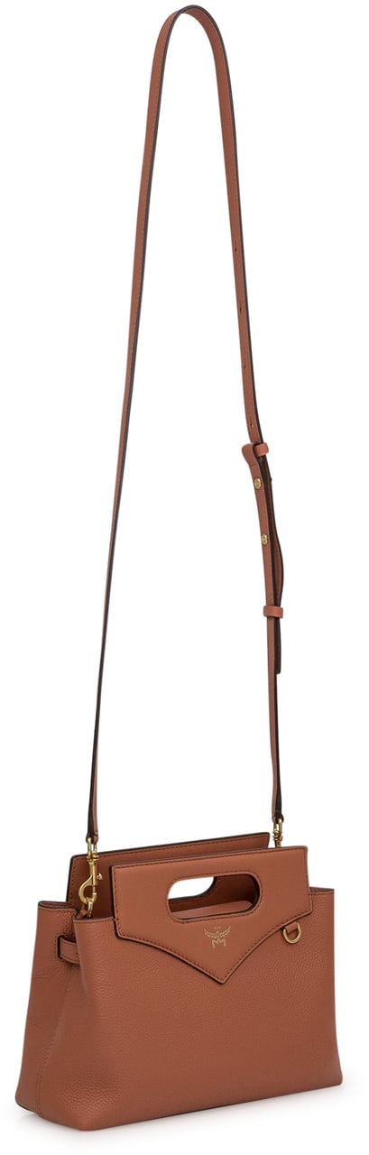 MCM Borsa Soft Diamond Tote Bruin