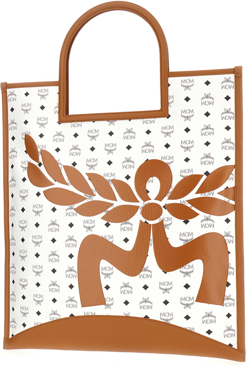 MCM MCM Printed canvas shopping bag Divers