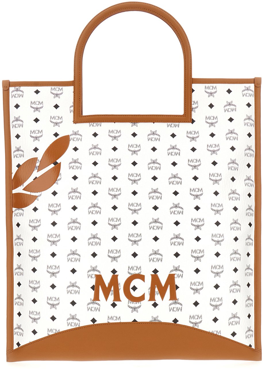 MCM MCM Printed canvas shopping bag Divers
