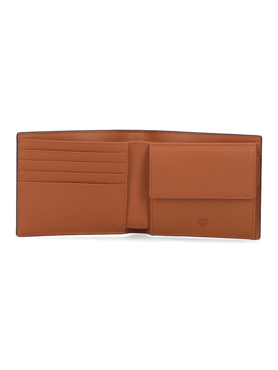 MCM Brown Visetos Canvas Bi-Fold Wallet Bruin