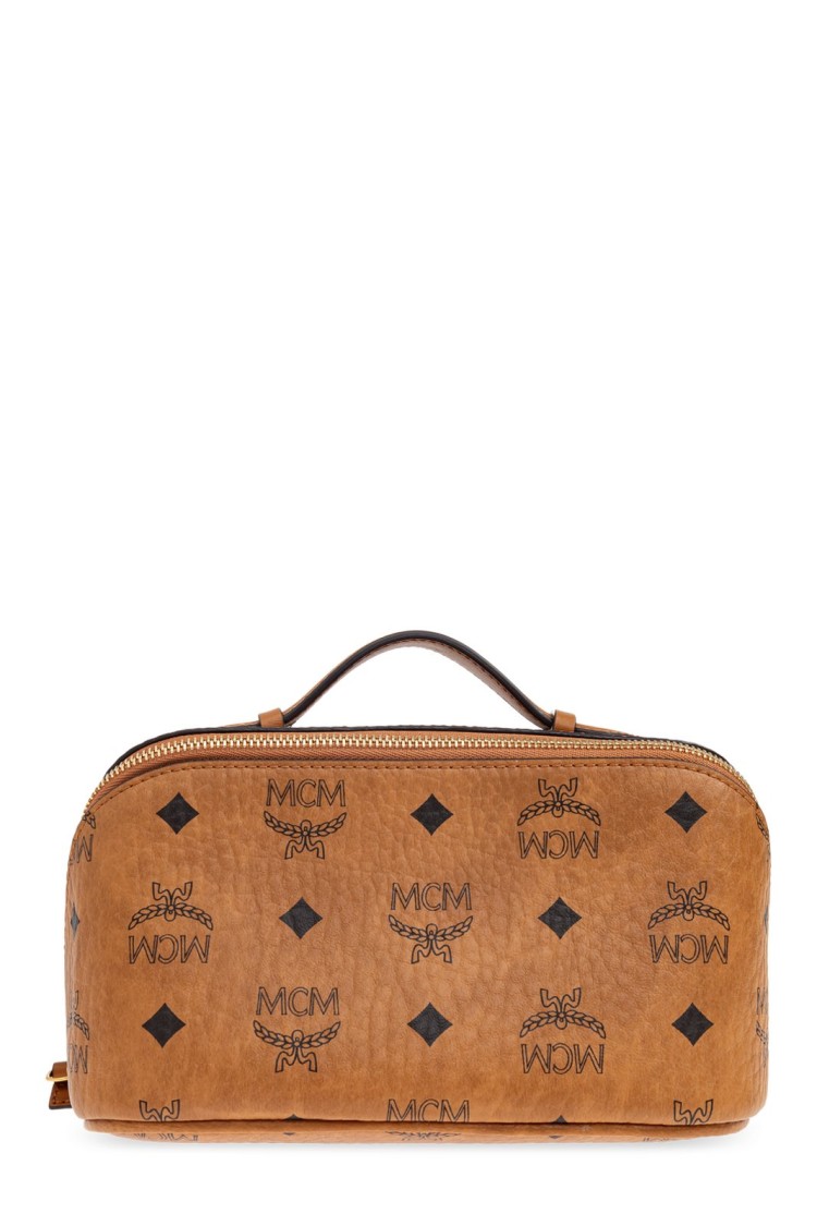 MCM Structured Brown Bag With Clean Lines And Functional Design Bruin