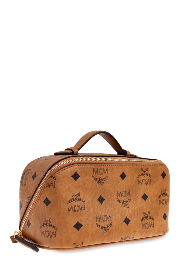 MCM Structured Brown Bag With Clean Lines And Functional Design Bruin