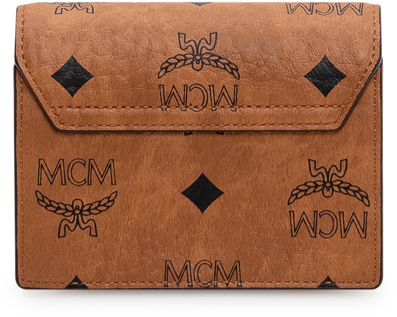 MCM Tracy VI Card Case Mni Beige