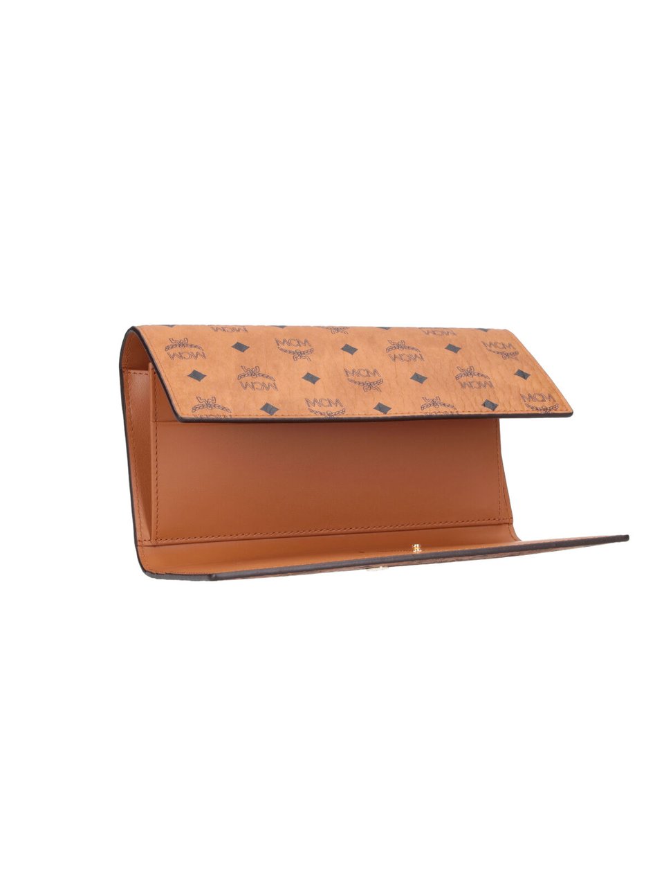 MCM Brown Aren Visetos Canvas Wallet Bruin