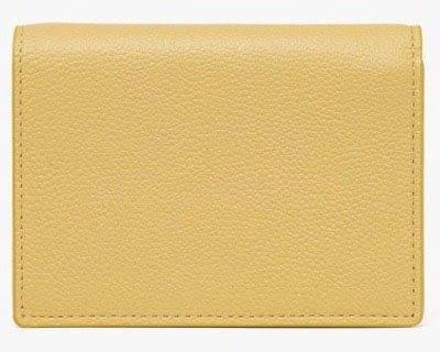 MCM Embossed Leather Wallet With Noble Wreath Motif Goud
