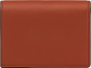 MCM Quilted Mini Wallet In Spanish Calfskin Rood