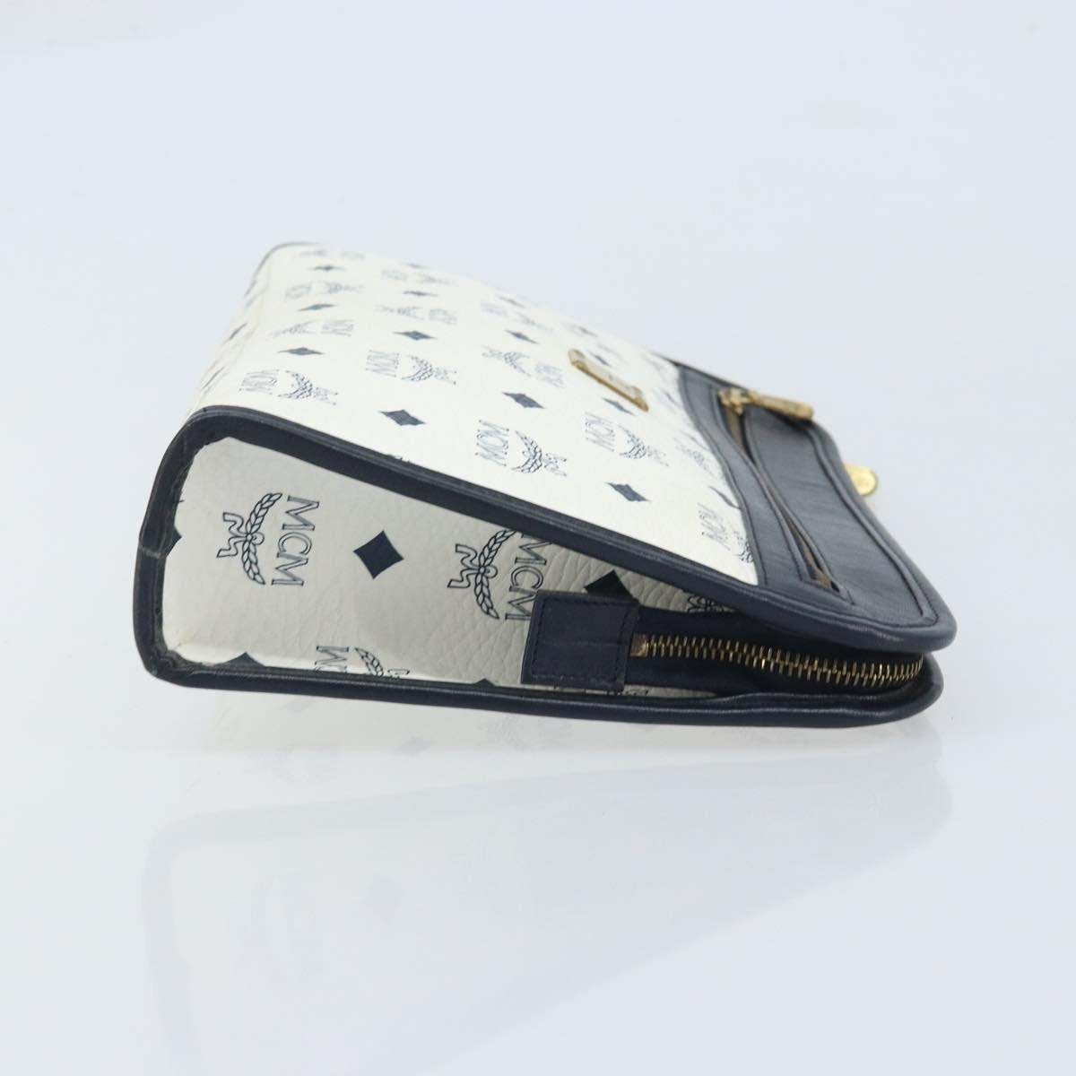 MCM MCM Visetos pouch PVC Wit