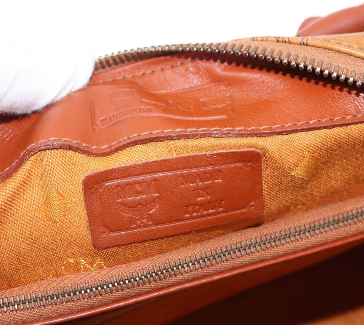 MCM Visetos logogramme Leather Wit