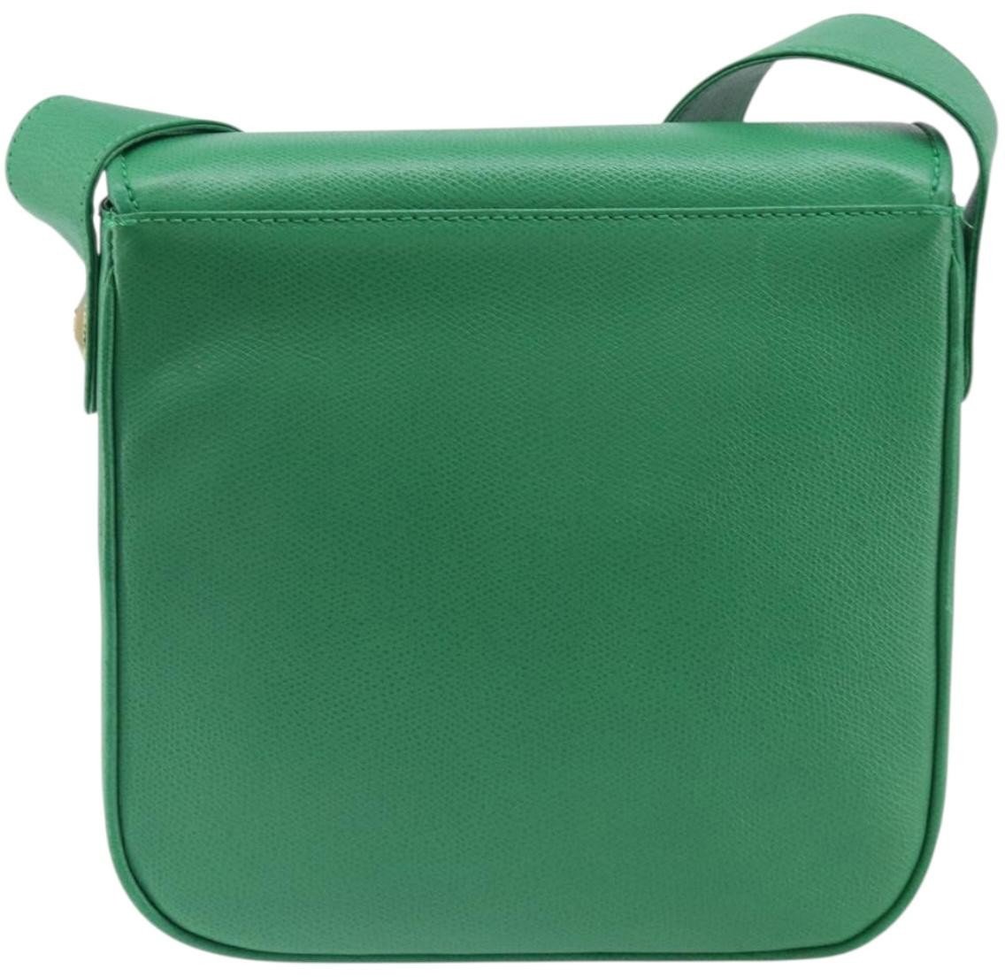 MCM MCM Vintage Shoulder Bag Leather Groen