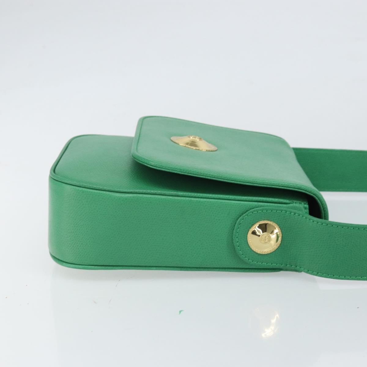 MCM MCM Vintage Shoulder Bag Leather Groen