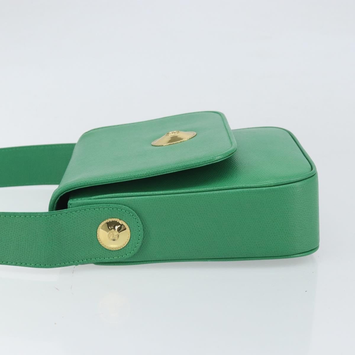 MCM MCM Vintage Shoulder Bag Leather Groen