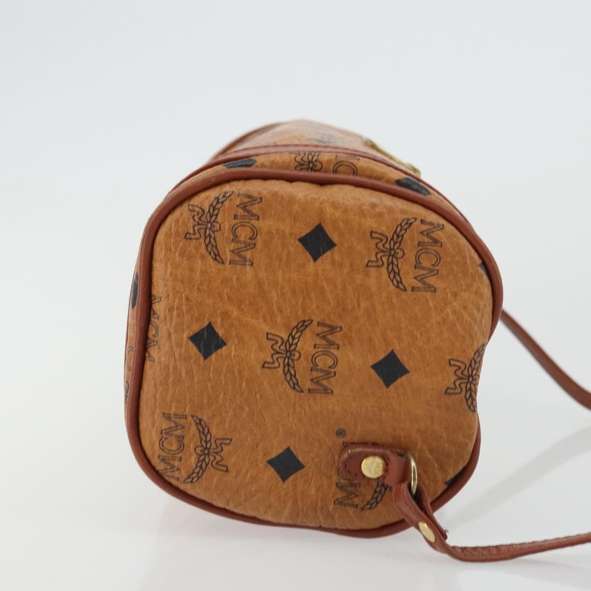 MCM Vintage Vicetos Leather Bruin