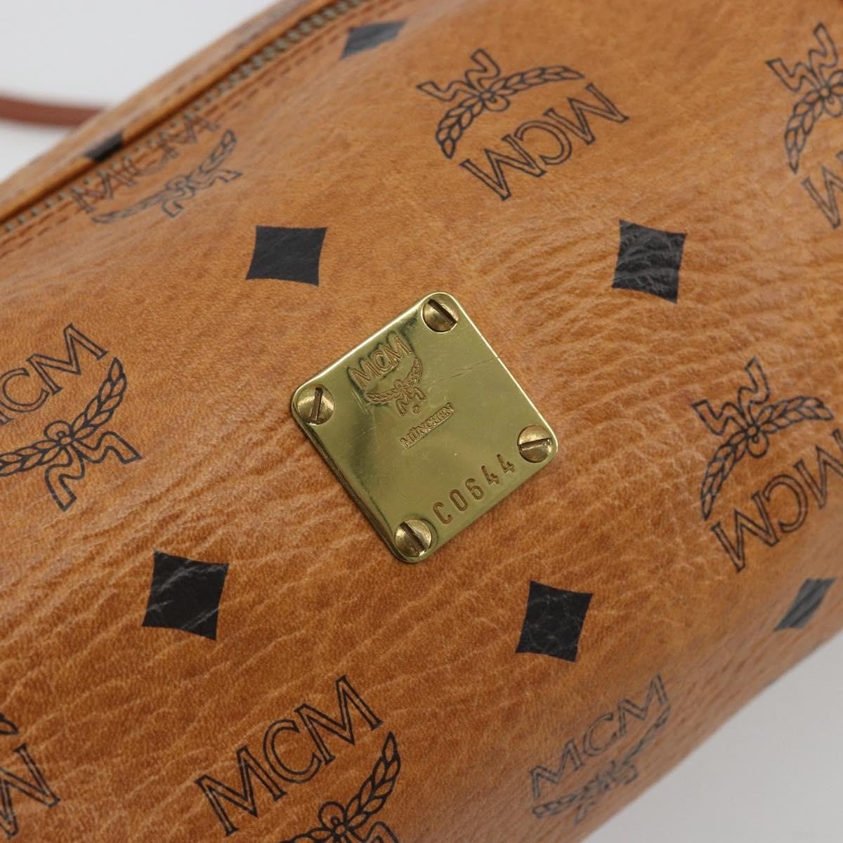 MCM Vintage Vicetos Leather Bruin