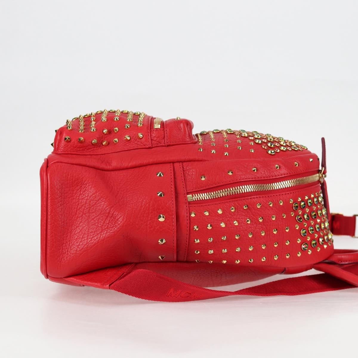 MCM MCM Vintage Vicetos Backpack Leather Rood