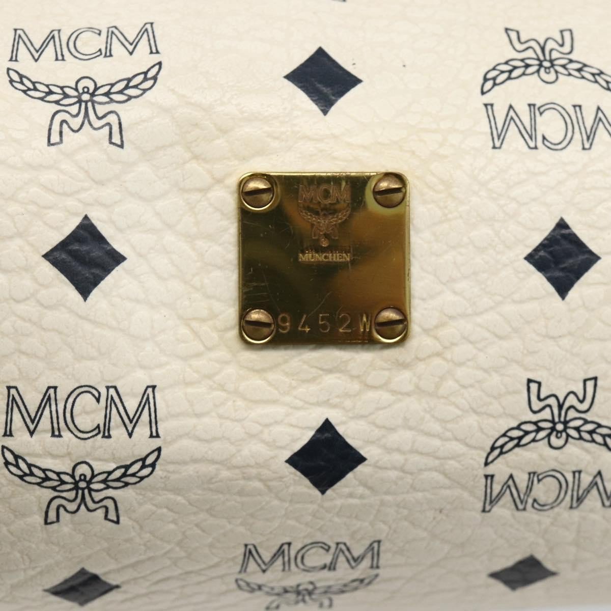 MCM Visetos Leather Wit