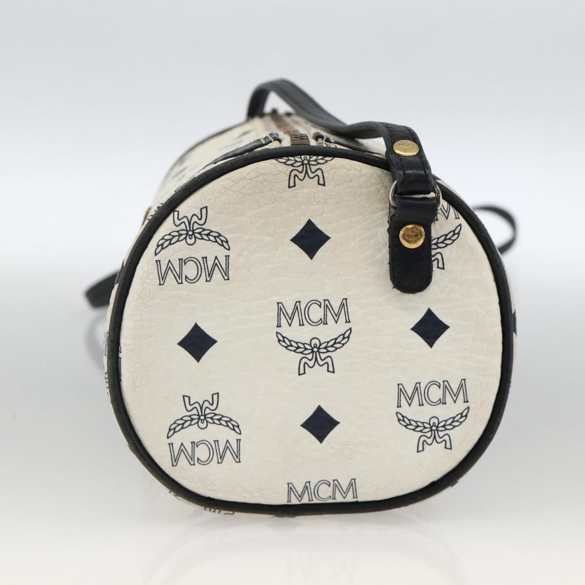 MCM Visetos Leather Wit