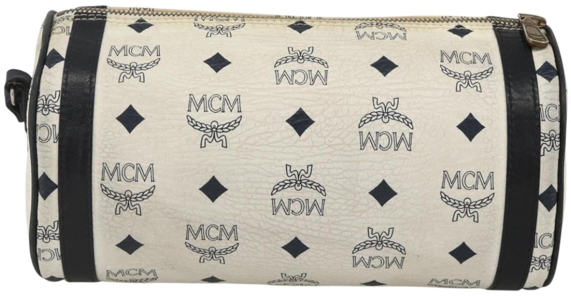 MCM Visetos Leather Wit