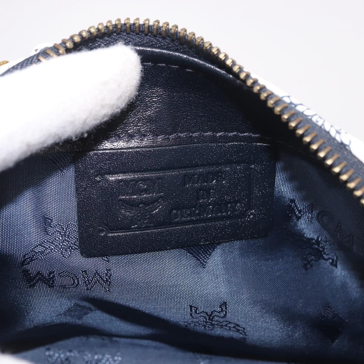 MCM Visetos Leather Wit