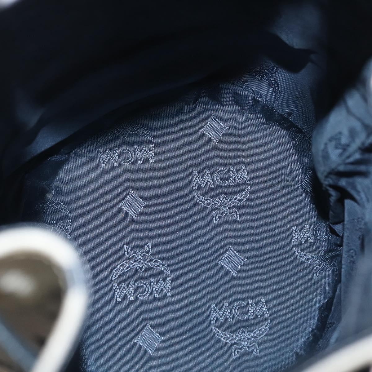 MCM MCM Drawstring Shoulder Bag Leather Wit