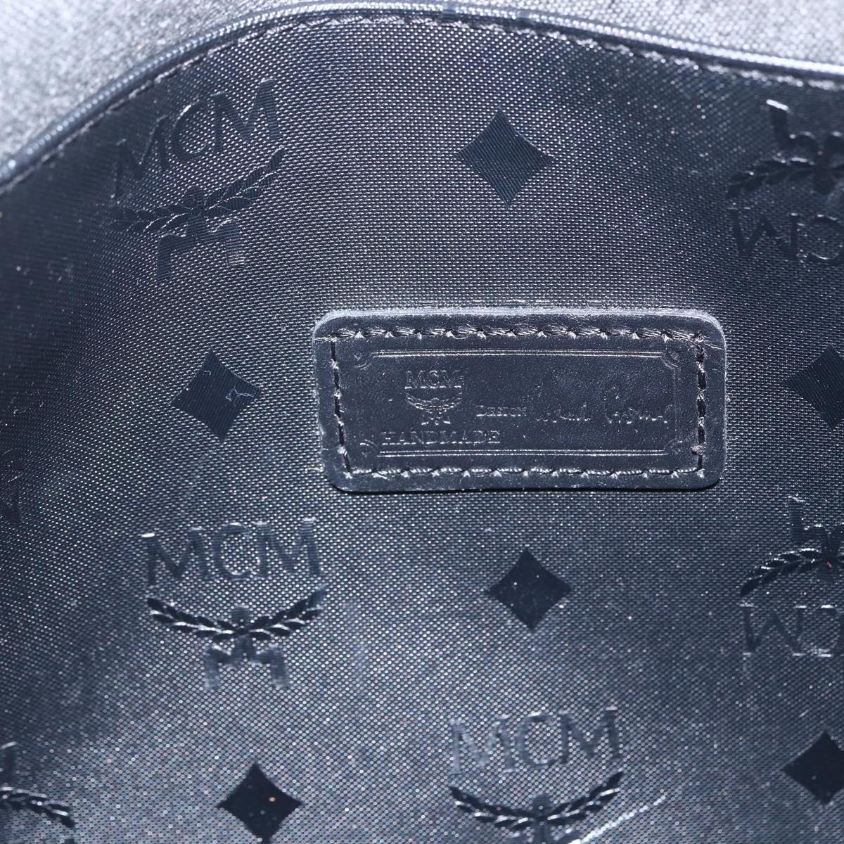 MCM MCM Visetos Shoulder bag Canvas Zwart