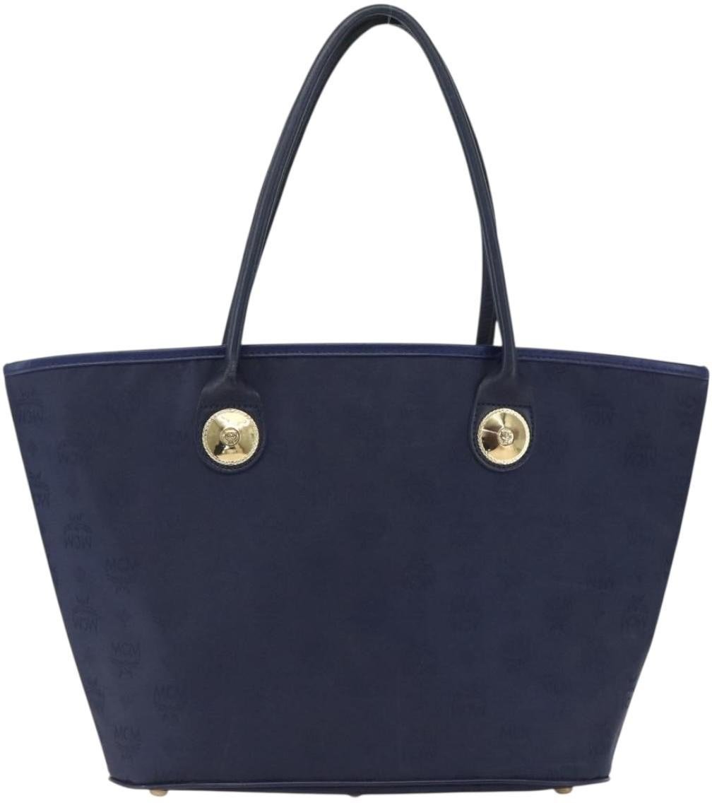 MCM MCM Vintage Visetos Tote bag Nylon Navy