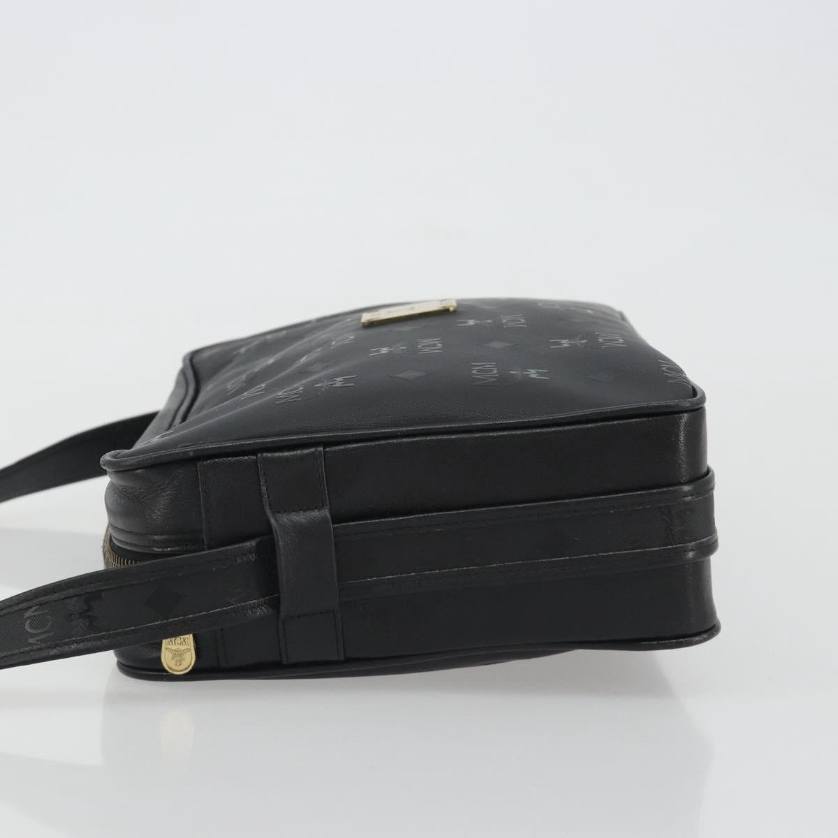 MCM Vintage Vicetos PVC Leather Zwart
