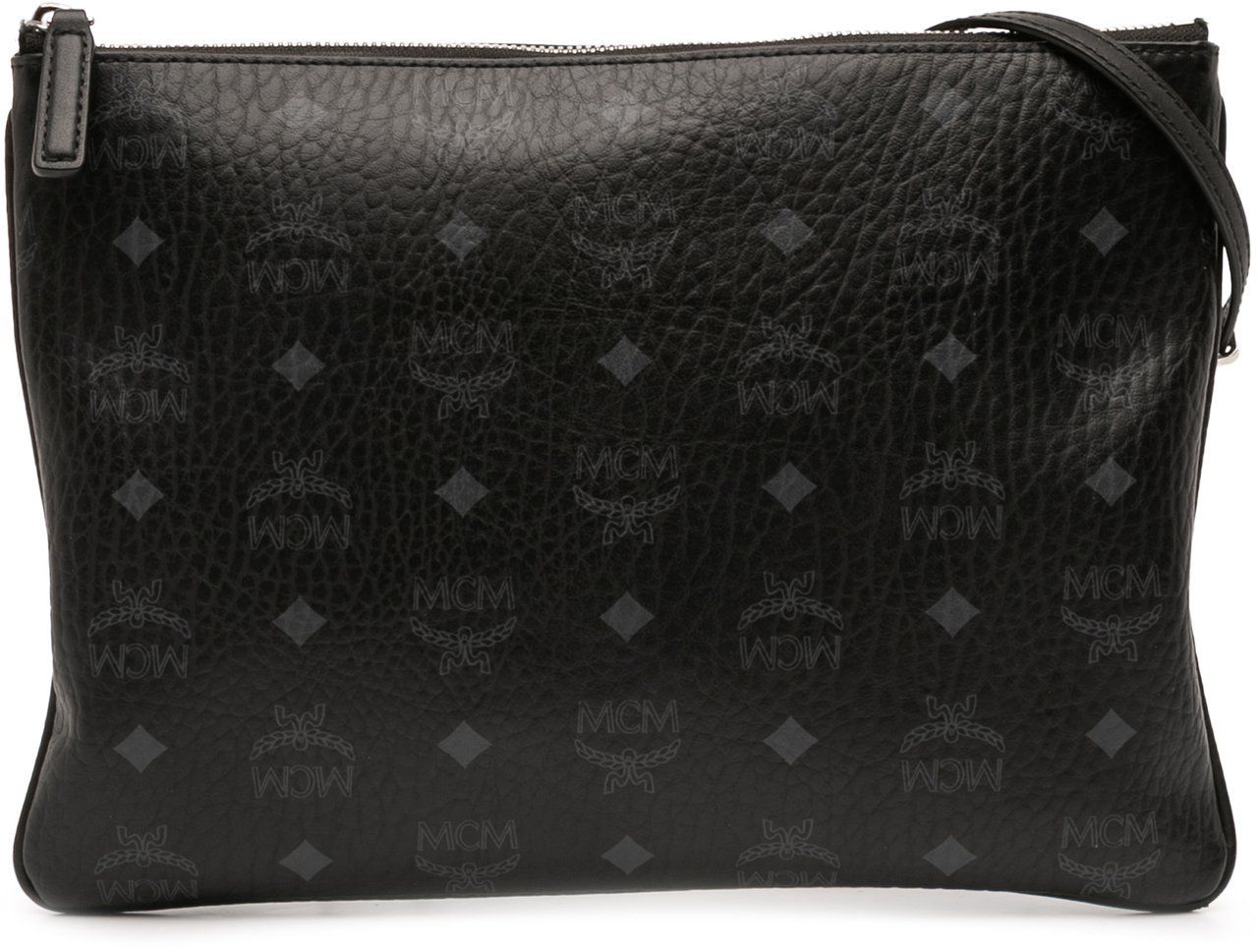 MCM Visetos Coated Canvas Crossbody Zwart