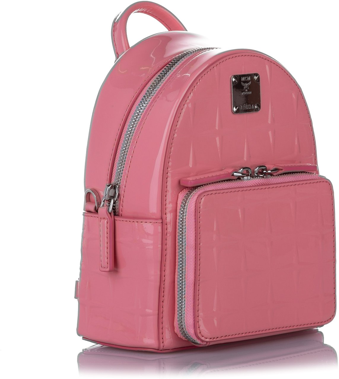 MCM Patent Leather Backpack Roze