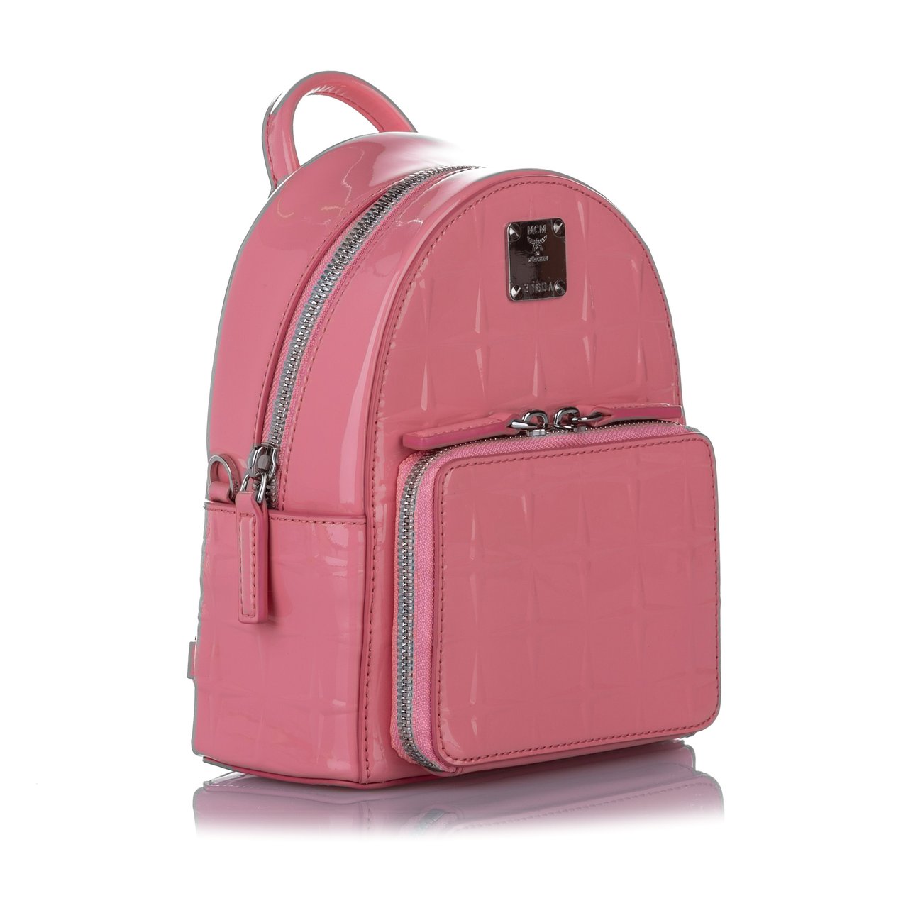 MCM Patent Leather Backpack Roze