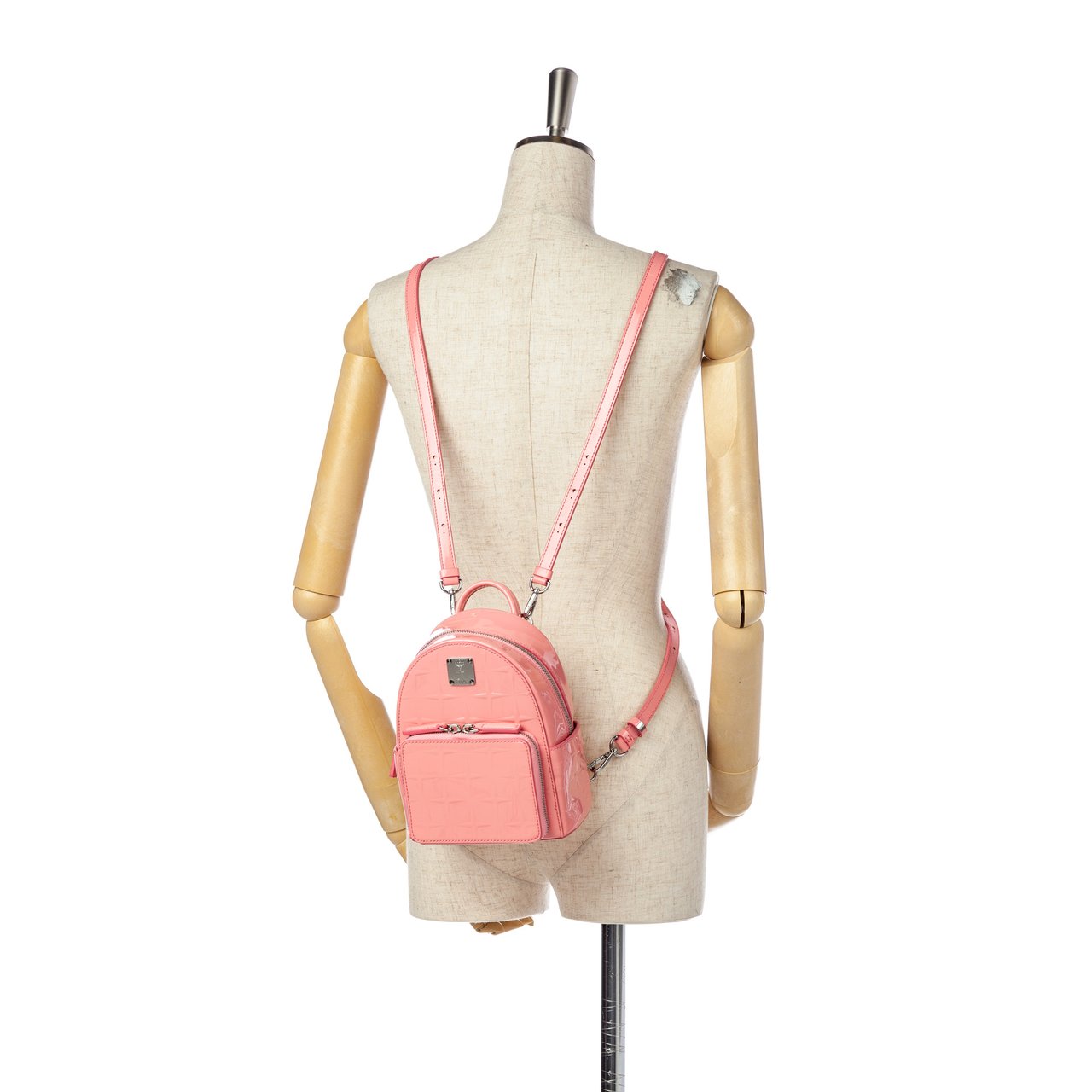 MCM Patent Leather Backpack Roze