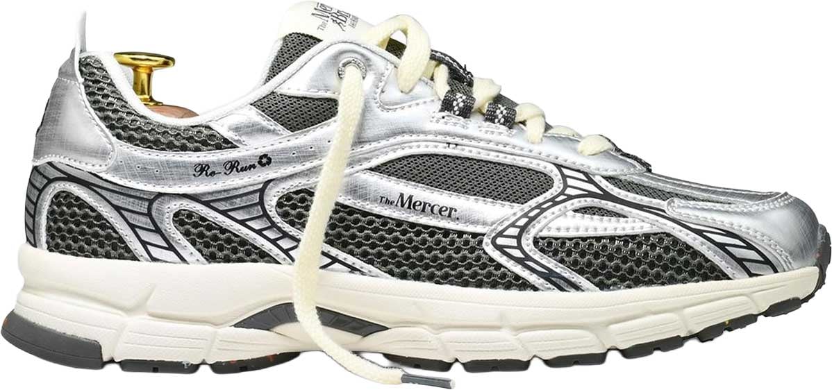 Mercer Amsterdam Mercer Heren The Re-Run Twin Mesh sneakers Metallic