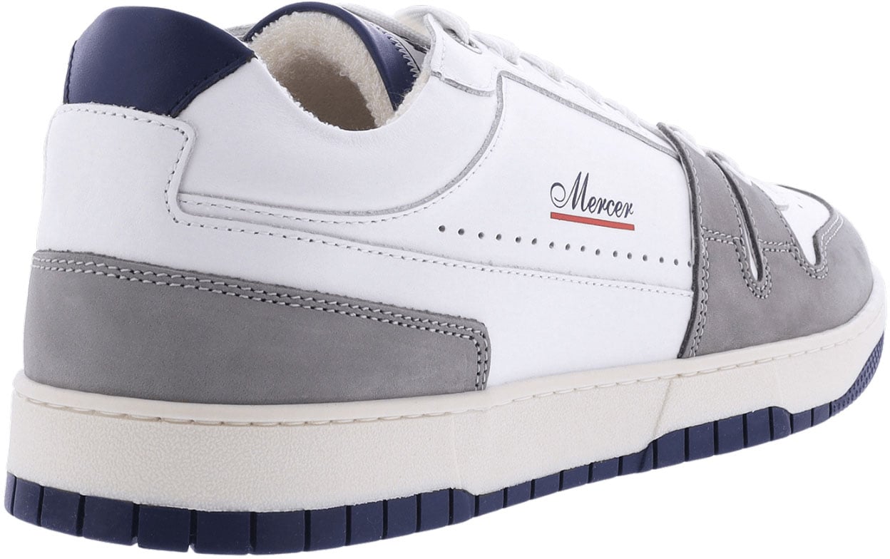 Mercer Amsterdam Mercer Heren The Brooklyn Wit/Grijs sneakers Wit