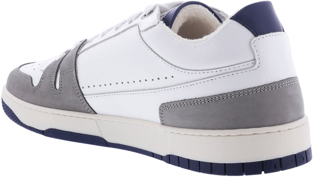Mercer Amsterdam Mercer Heren The Brooklyn Wit/Grijs sneakers Wit