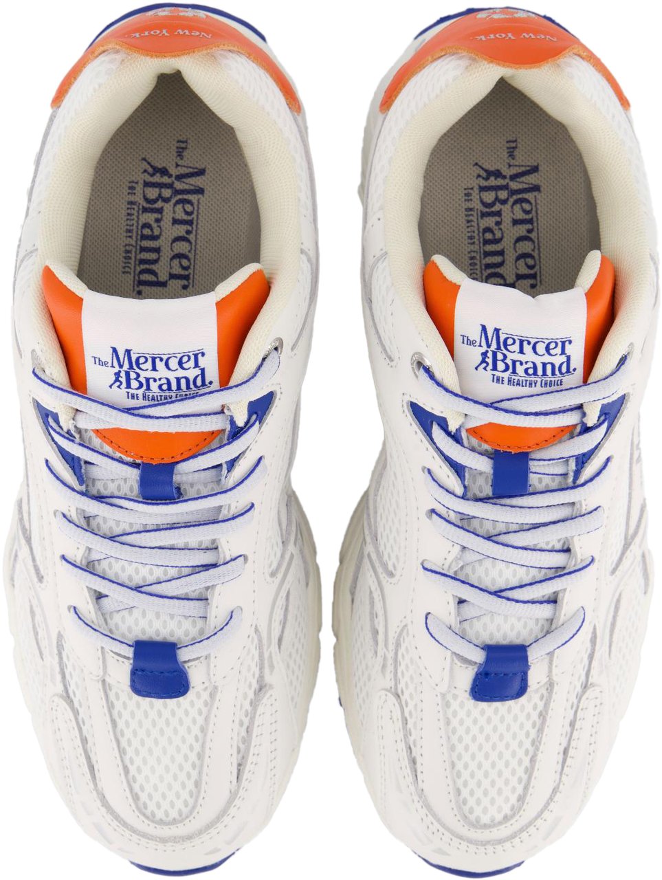 Mercer Amsterdam Dames The Re-Run City Wit/Blauw Wit