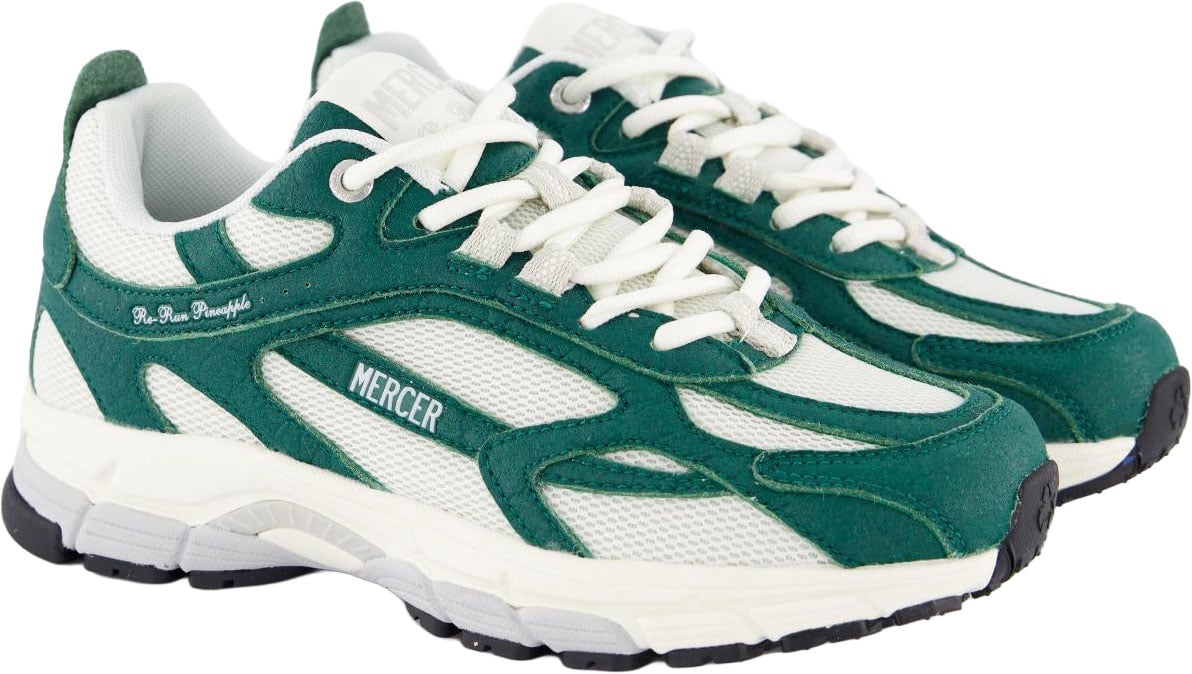 Mercer Amsterdam Mercer Dames The Re-Run Pineapple 2.0 Groen sneakers Groen