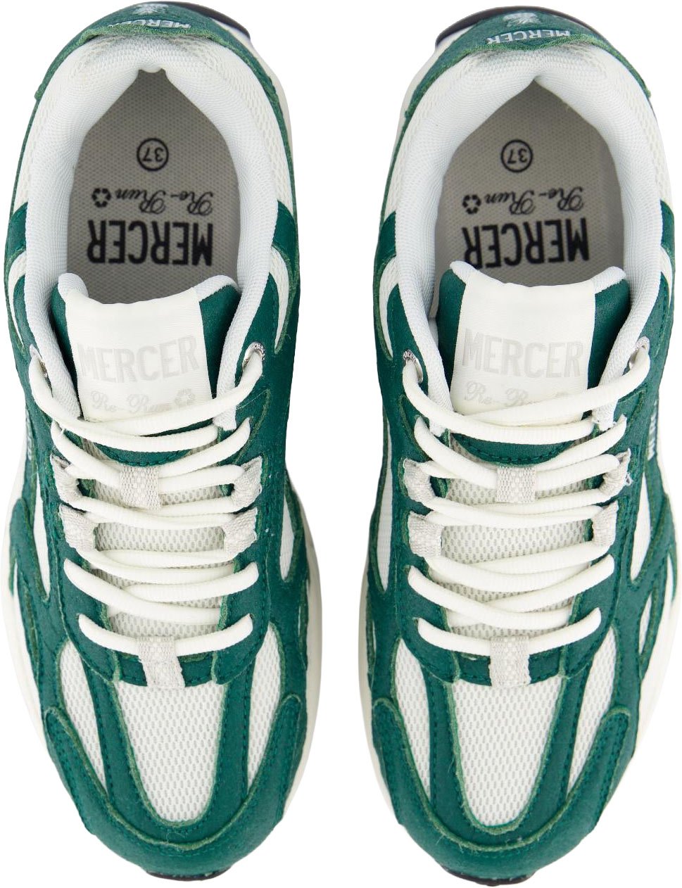 Mercer Amsterdam Mercer Dames The Re-Run Pineapple 2.0 Groen sneakers Groen