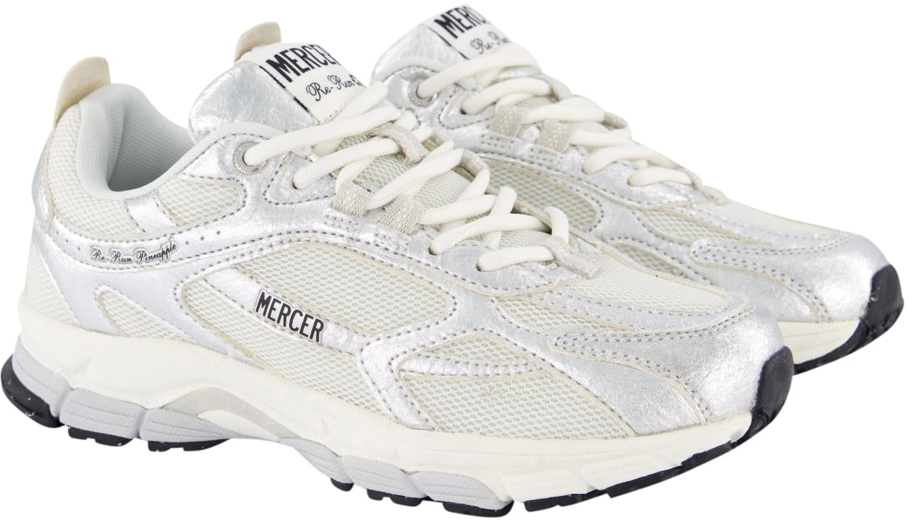 Mercer Amsterdam Dames The Re-Run Pineapple 2.0 Silve Metallic