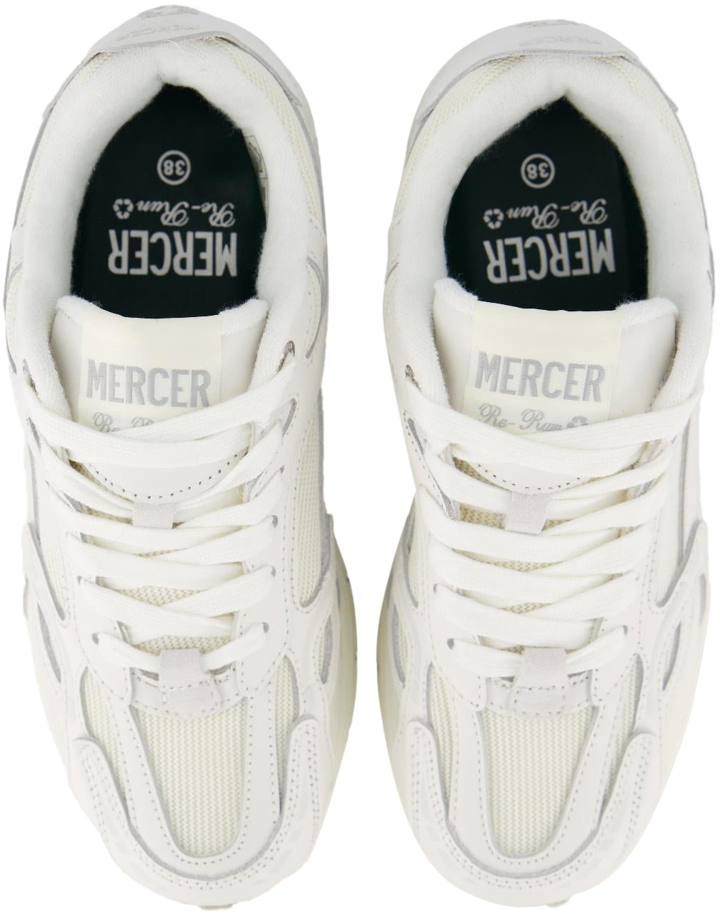 Mercer Amsterdam Dames The Re-Run Vintage Premium Wit Wit